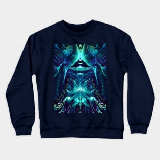 Platea Visionary Fractal Manipulation Manafold Art Crewneck Sweatshirt